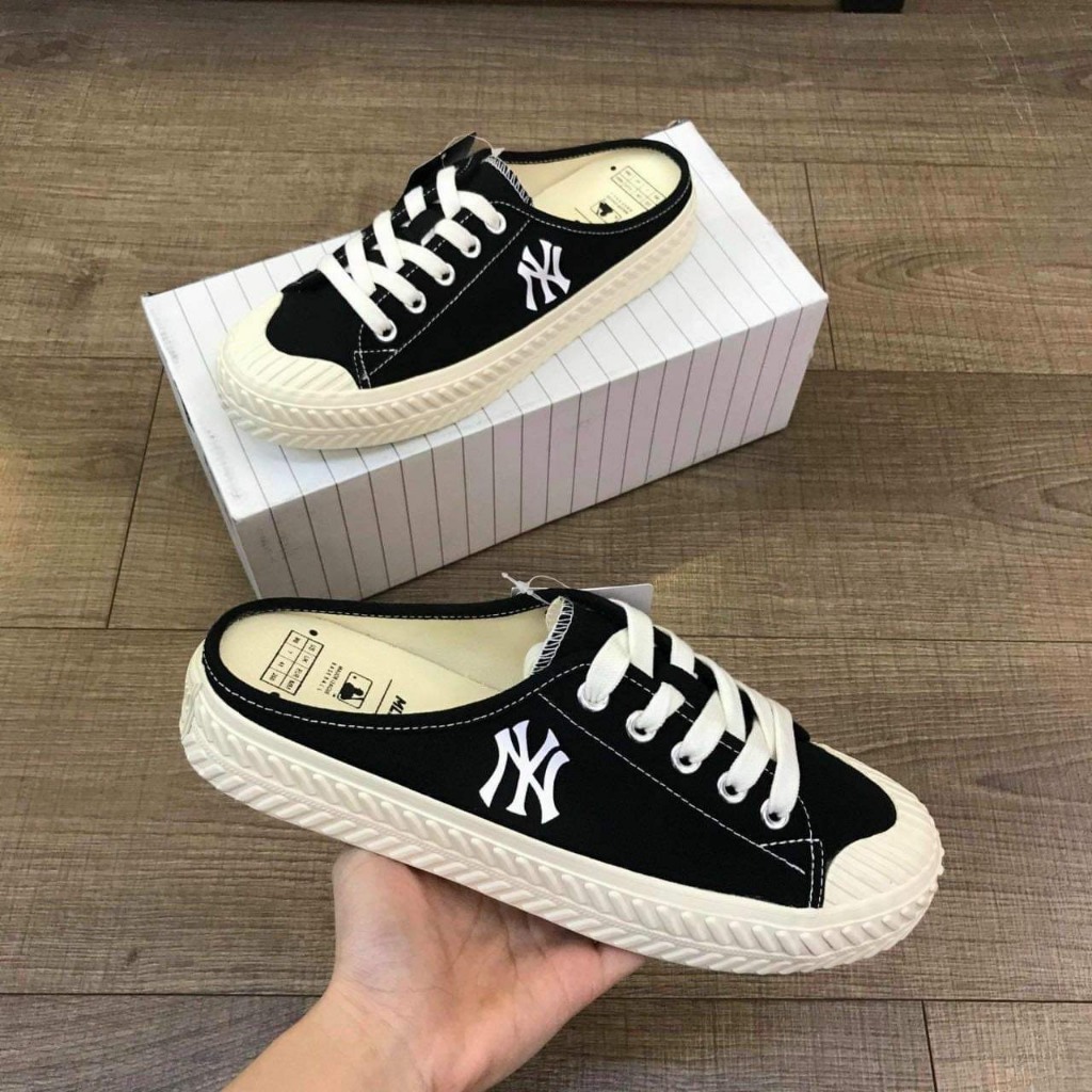 Giày ML.B mule giả dép đạp gót cao cấp xịn chính hãng