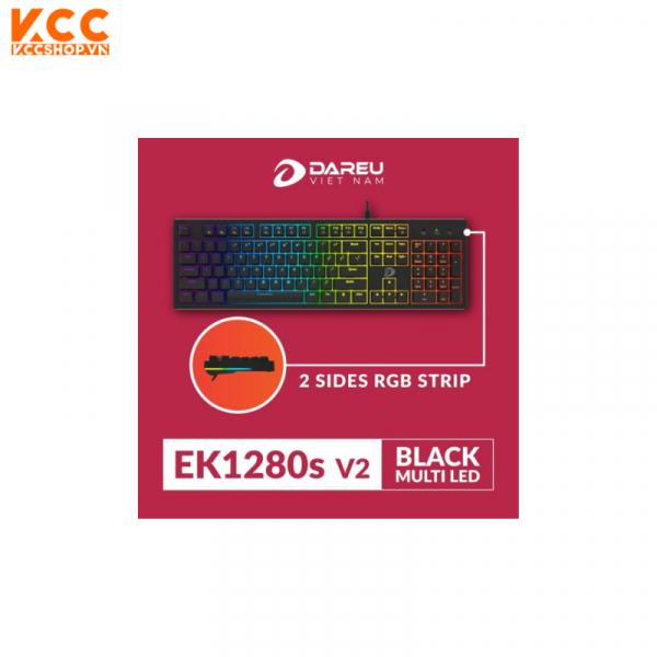 Bàn phím cơ Gaming DAREU EK1280s v2 104KEY  - Chính Hãng Bảo Hành 2 Năm