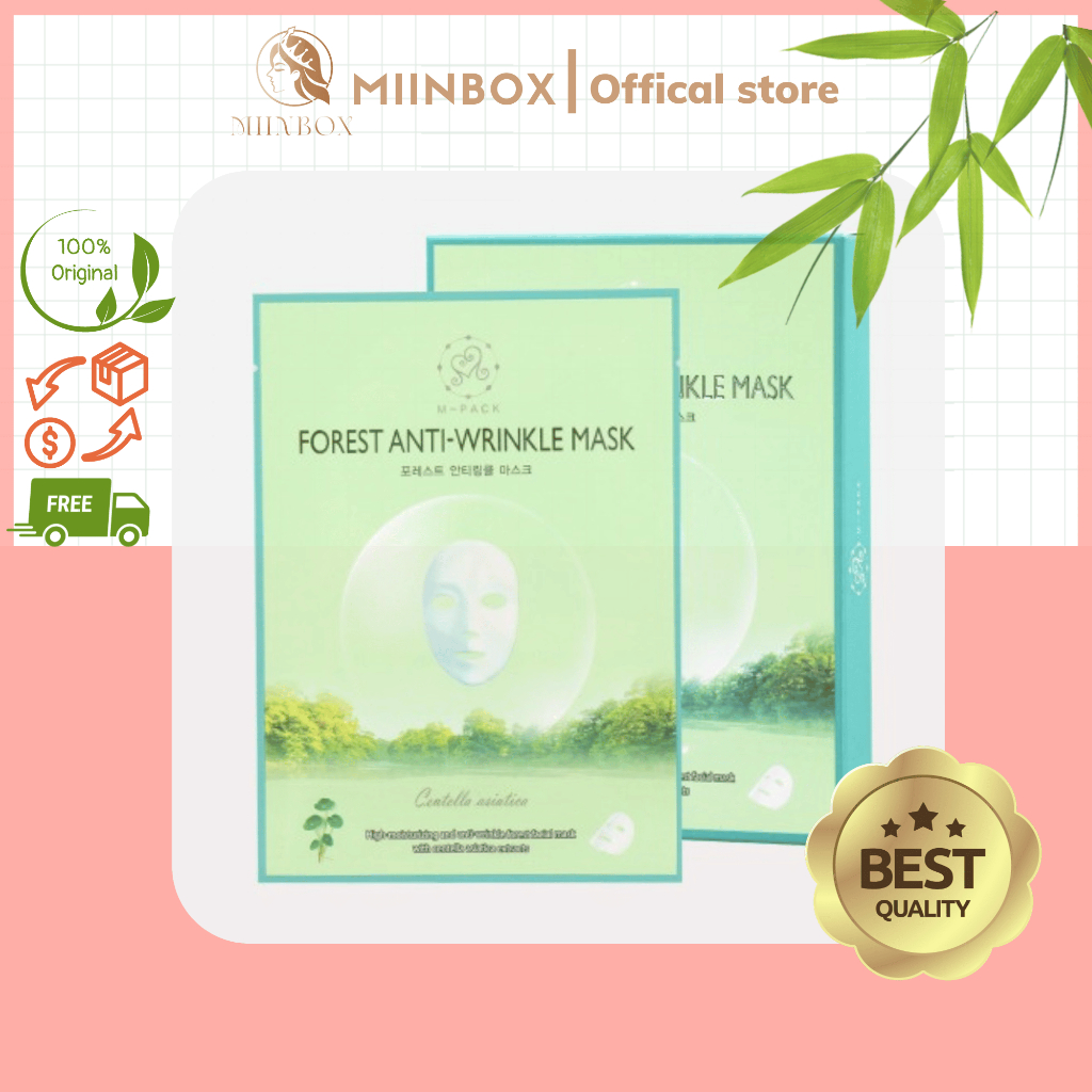 MẶT NẠ CHỐNG LÃO HÓA FOREST M-PACK - NĂNG LƯỢNG TỪ RỪNG XANH