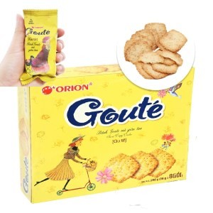 Bánh Goute mè giòn tan hộp 316,8g