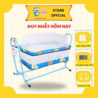 Nôi điện  cho bé đại vĩ thành hưng vừa là võng vừa là nôi