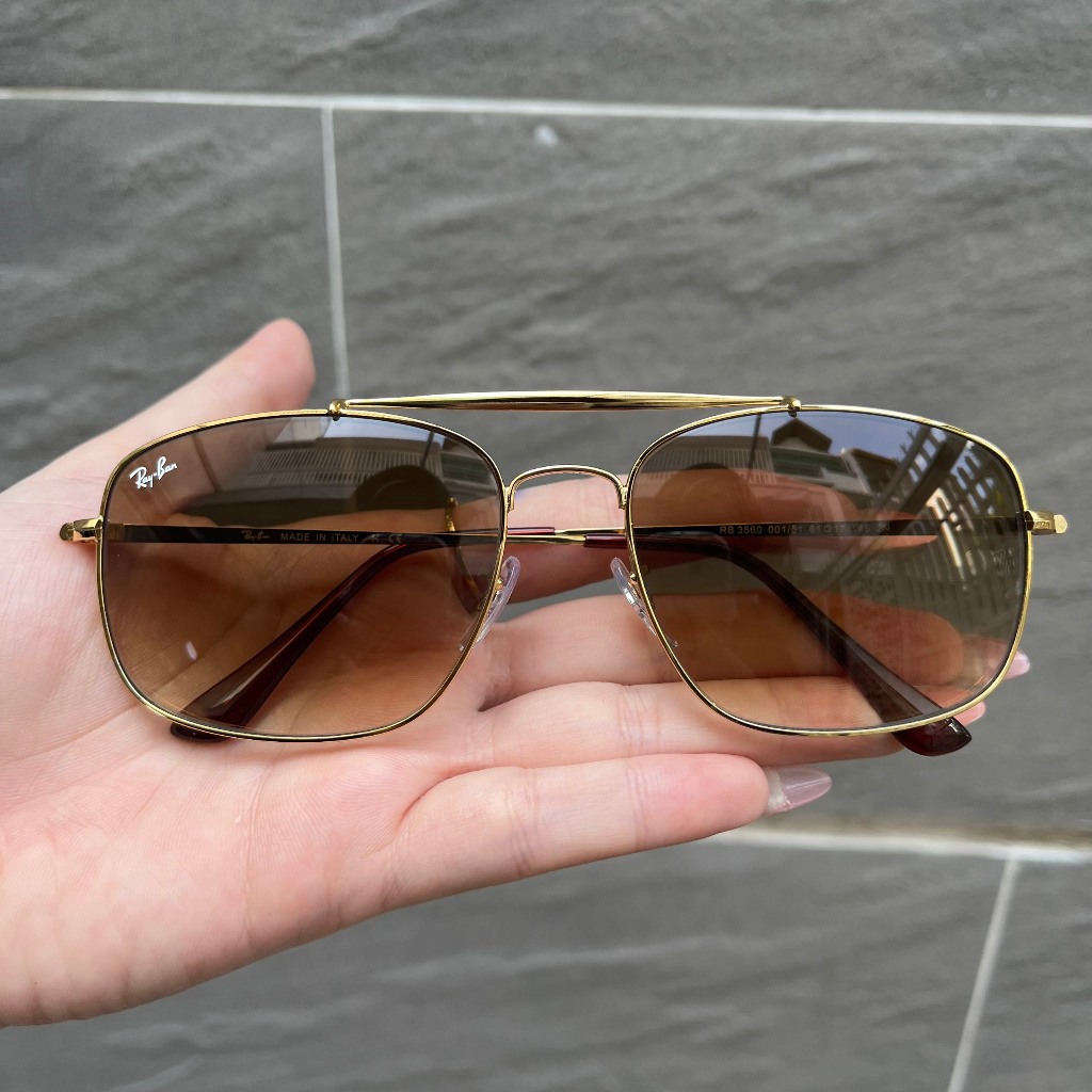 Mắt Kính Chính Hãng Nguyên Zin 100% Màu Nâu Trà 2hand Siêu Nét , Đi Ngày Đêm Vô Tư Nhen