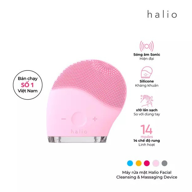 HB Gift Máy Rửa Mặt Và Mát Xa Da Mặt Halio Original