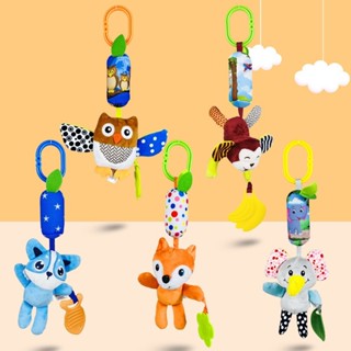  Đồ Chơi Thú Nhồi Bông Treo Nôi Treo Xe Đẩy Phát Nhạc Cho Bé 