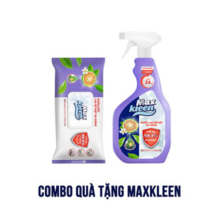Combo Nước lau bề mặt đa năng 520ml & Khăn ướt lau bề mặt đa năng 30 miếng