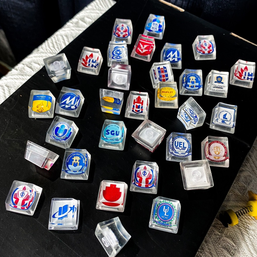Keycap bàn phím HCM ,nút bàn phím logo trường khu vực Tp. HCM - Keycap