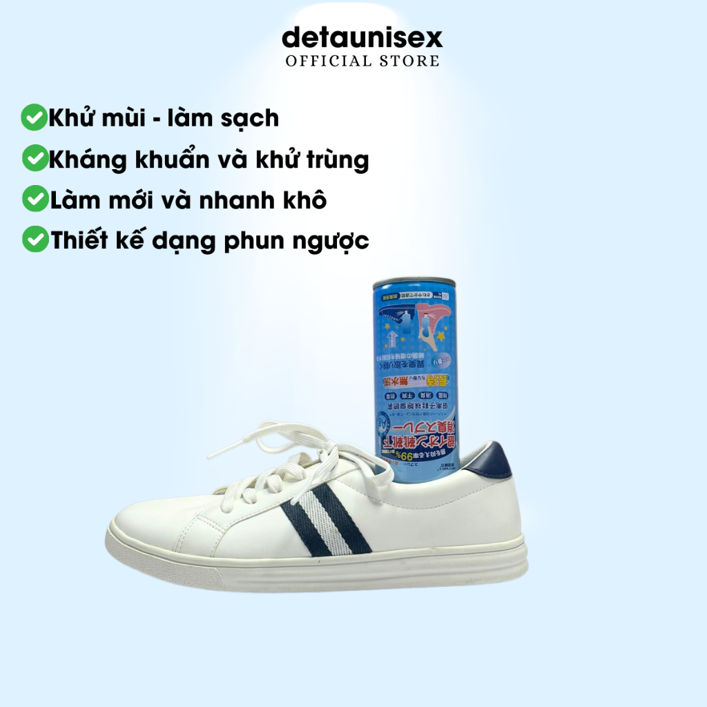Bình xịt khử mùi giày dép Nano - 260ml - BXKM-260