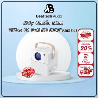 Máy Chiếu Phim TIMOO-C1 Full HD Android 9.0 Độ Sáng Lên Tới 3000Lumens - Máy Chiếu Dành Cho Sinh Viên Học Sinh