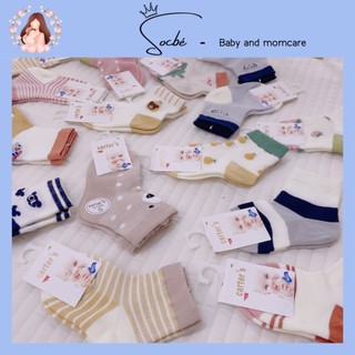 Tất/ vớ cao cổ cotton mềm mịn cho bé 0-3 tuổi