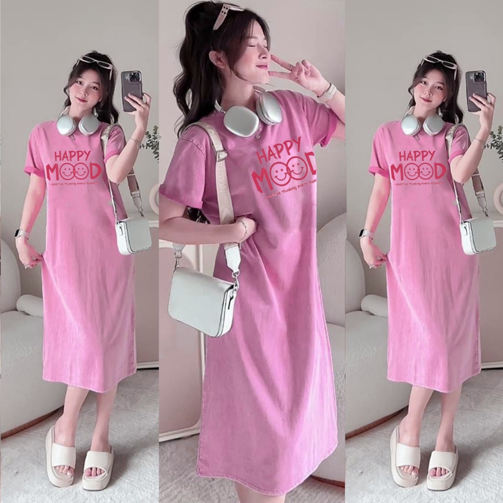 Đầm Suông Dáng Dài Nữ Bigsize Dễ Thương Công Sở Chất Cotton Mát Mịn Mềm Mại Thoải Mái S170