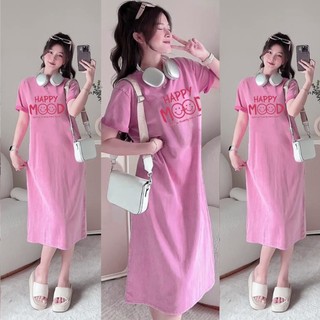 Đầm Suông Dáng Dài Nữ Bigsize Dễ Thương Công Sở Chất Cotton Mát Mịn Mềm Mại Thoải Mái S170