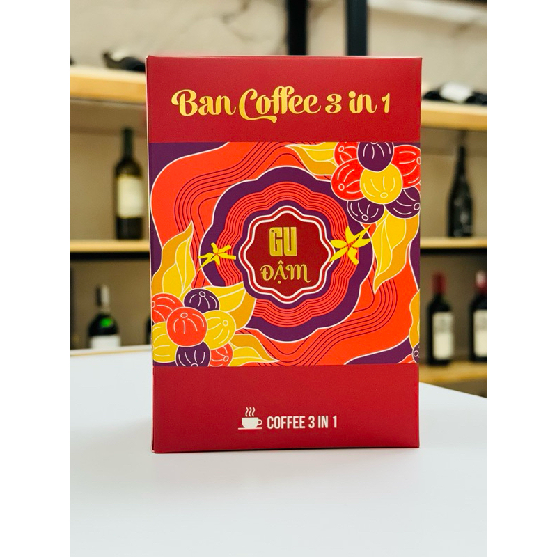 Ban Cofee 3 in 1- GU Đậm mẫu hot đẹp,giá mềm lên set quà max đẹp