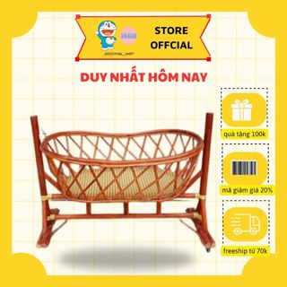 Nôi mây cho bé từ 0-12 tháng loại cao cấp