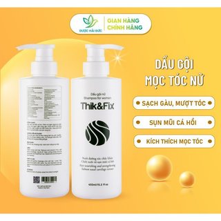 Dầu Gội Nữ Thik&Fix - Kích thích mọc tóc, phục hồi tóc hư tổn, dưỡng tóc suôn mượt