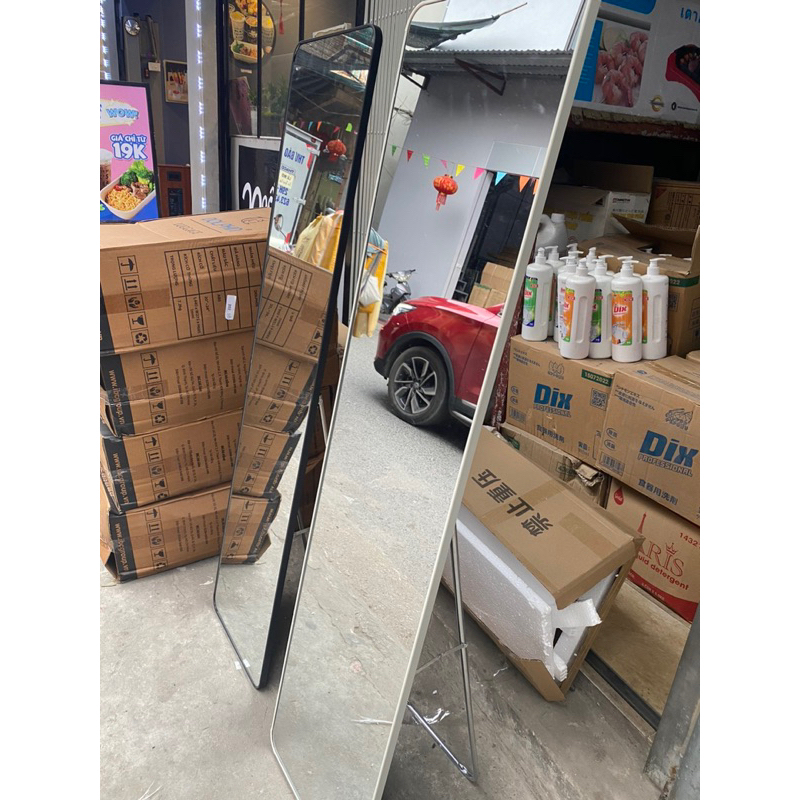 Gương chống vỡ, Gương soi toàn thân, gương di động soi siêu nét, gương soi siêu nét, hàng loại 1 khổ 1m5 x 40cm