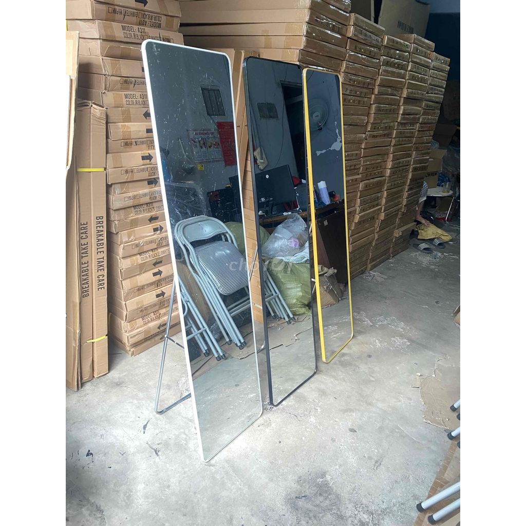 Gương chống vỡ, Gương soi toàn thân, gương di động soi siêu nét, gương soi siêu nét, hàng loại 1 khổ 1m5 x 40cm