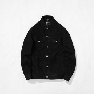 Áo khoác jean nam, áo khoác bò nam, jacket nam DEFOXX màu đen 230724 foxxmen