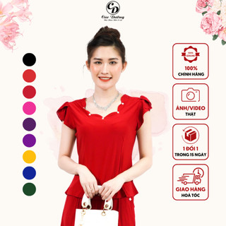 Bộ Tay Ngắn Có Quần Giả Váy Phong Cách Thời Trang Mùa Hè Quyến Rũ Cho Nữ A6- Xưởng May Cúc Dưỡng
