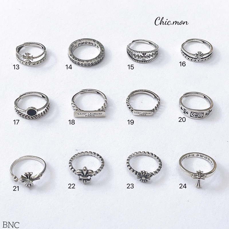 Nhẫn bạc nguyên chất S925