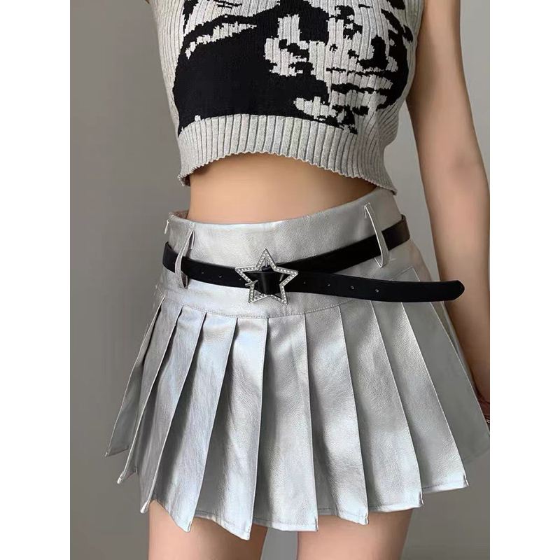 Thắt lưng mặt ngôi sao đính đá phong cách Y2K