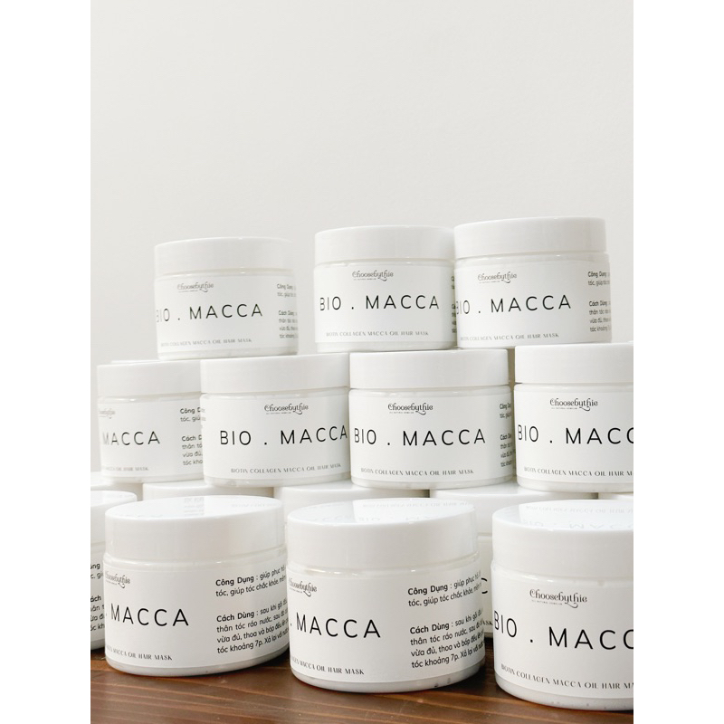 Ủ tóc Biotin Hạt Macca phục hồi độ ẩm tự nhiên cho tóc giúp tóc suôn mượt chắc khỏe  - Choosebythie