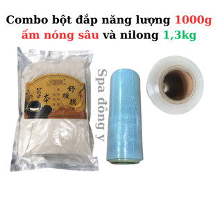 Combo bột đắp năng lượng 1000g và nilon sử dụng cho body