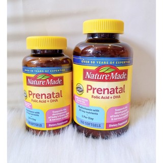 Viên uống bà bầu Nature Made Prenatal 200mg DHA 150 viên.
