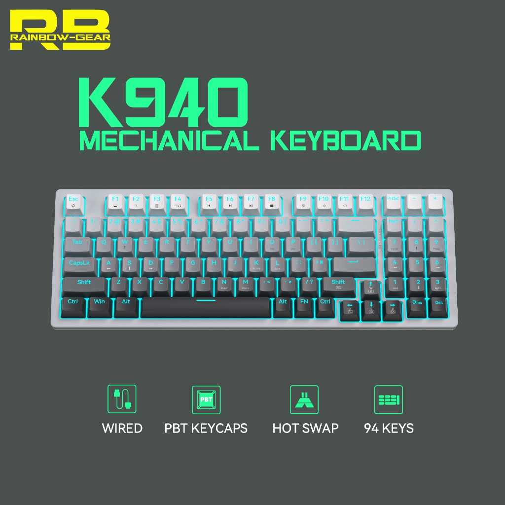 Phím cơ Rainbow Gear K104