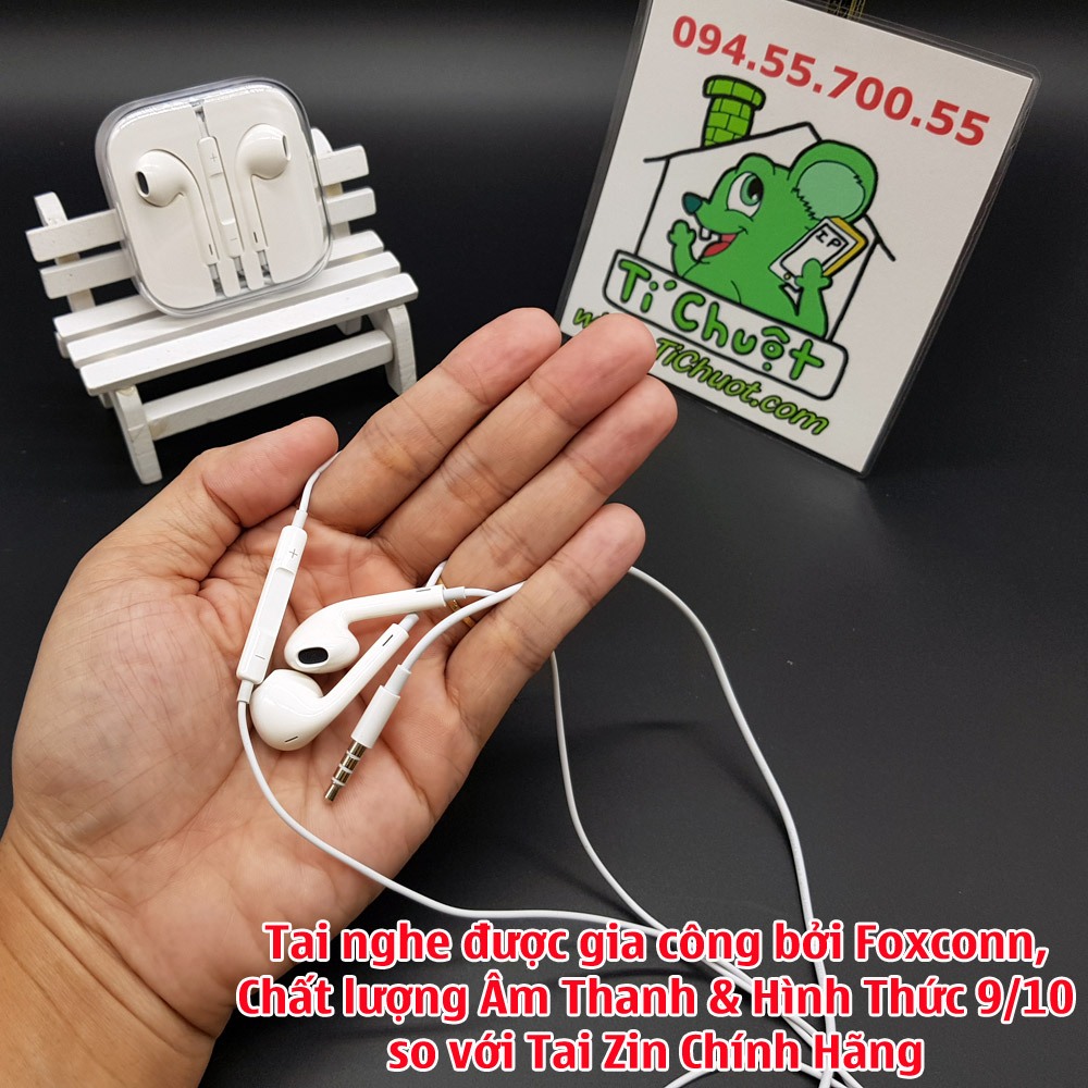 Tai Nghe Ai Ph0ne 5/6/6s Jack Tròn 3.5mm / 3.5 ly FULLBOX