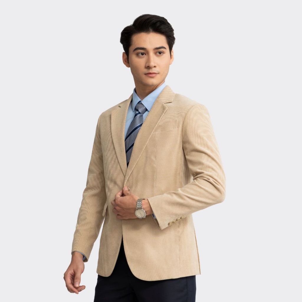 Áo blazer ARISTINO phom Premio thiết kế lịch lãm, họa tiết kẻ tinh tế, thời thượng - ABZ00302