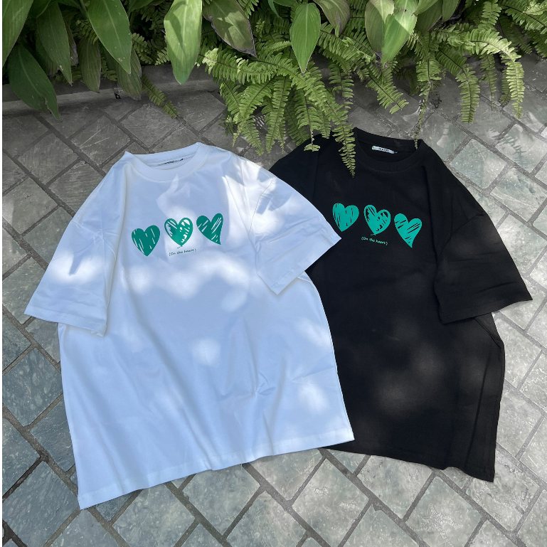 Áo thun tay lỡ MEANSTORE phông cotton Unisex nam nữ tee oversize form rộng pull Ulzzang vải mát - Áo cặp đôi