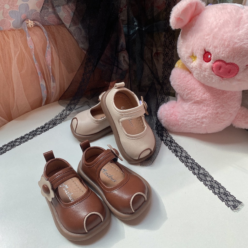 Giày Búp Bê Bé Gái Kiểu Dáng Vitage , Giày Bé Gái Phong Cách Tiểu Thư Hàn Quốc