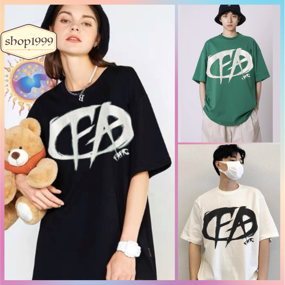 Áo Thun FA OVAL.S Tay Lỡ From Rộng Unisex -Áo Phông SHOP1999 Cho Nam Nữ Hội Nhóm