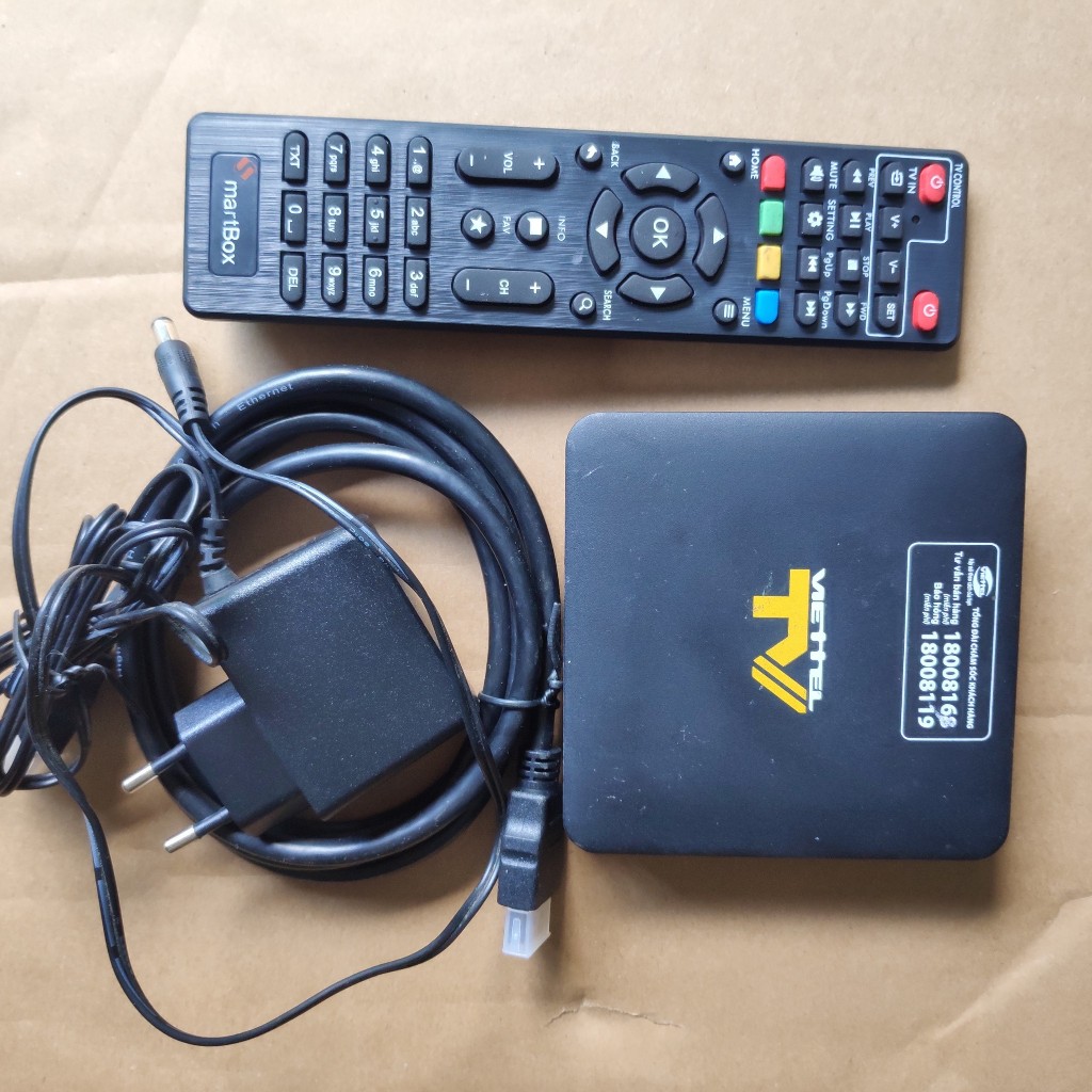 Android tivi box Viettel DV8535  rom ATV 12 đã  qua sử dụng box xem truyền hình bóng đá miễn phí