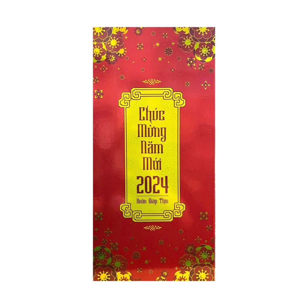 Lịch Block siêu cực đại 2024: Thư Pháp ( 20x48cm )