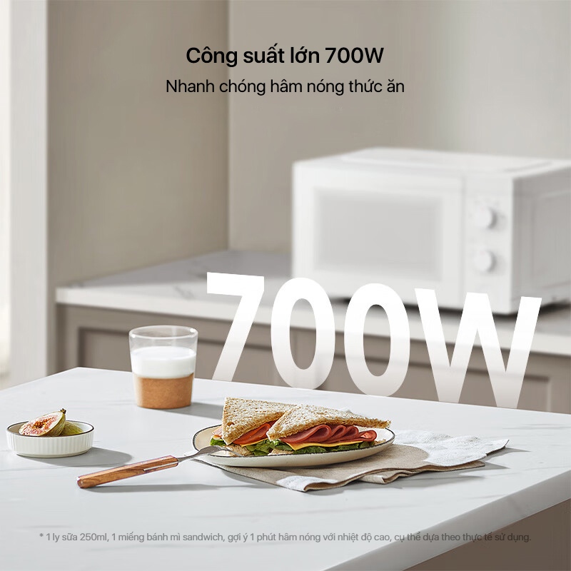 Lò Vi Sóng Thông Minh Xiaomi 20L 1150W công suất cao sang trọng điểu khiển qua app giá rẻ gia đình