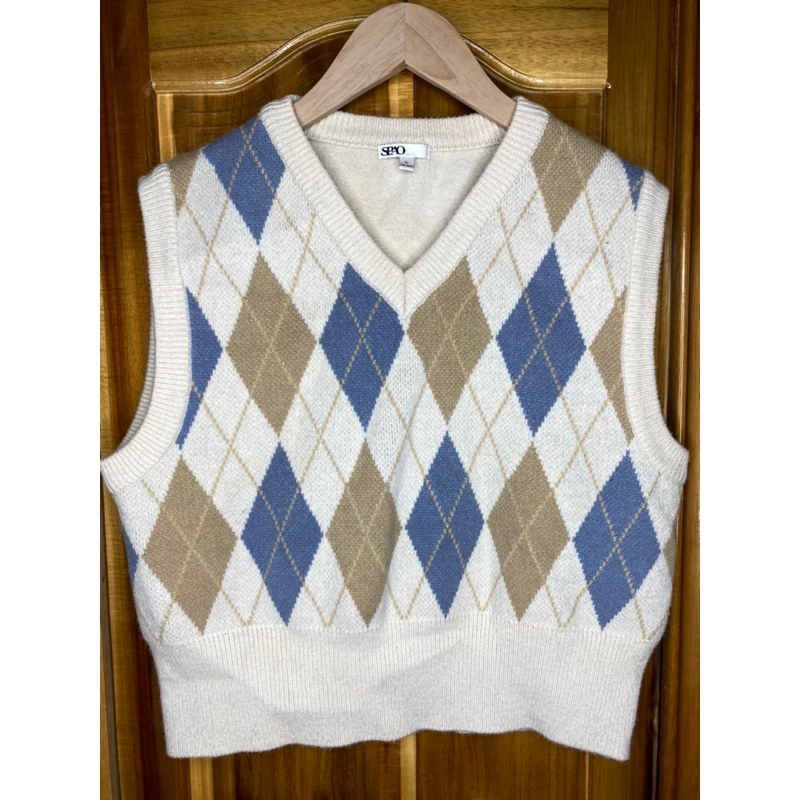 Áo len gile nữ nội địa Hàn hiệu Spao