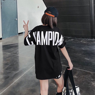 Áo Thun Champion Big Logo áo Unisex Nam Nữ - Chất Liệu 100% Cotton Co Giãn 2 Chiều - Full Tem Tag Đóng Gói Bằng Hộp Giấy