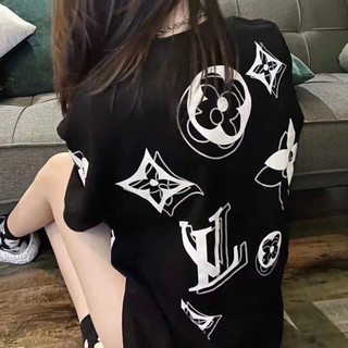 Áo Thun L-V Mix Áo Unisex Nam Nữ - Chất Liệu 100% Cotton Co Giãn 2 Chiều - Full Tem Tag Đóng Gói Bằng H