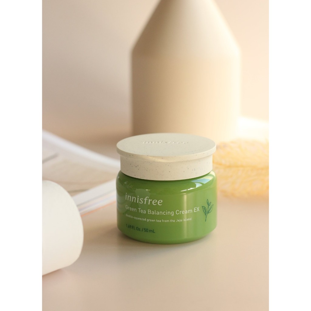 Kem dưỡng trà xanh Innisfree Green Tea Balancing Cream Ex 50ml Hàn Quốc
