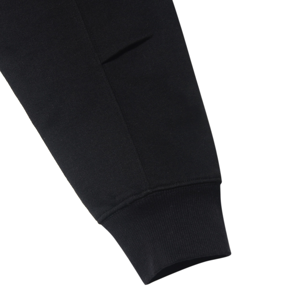 Áo Hoodie nỉ form rộng unisex EYEC LOGO-PATCH Màu Đen