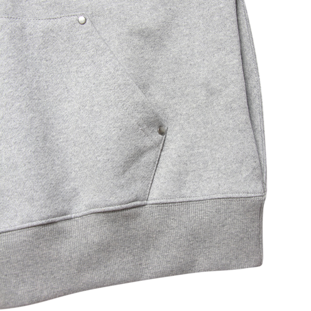 Áo nỉ Hoodie form rộng unisex  EYEC | EYE C x2 LOGO/ Xám