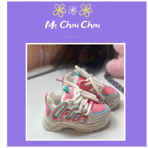 Giày Thể Thao Sneaker Cá Tính Phối Dây Thừng Cho Bé Gái