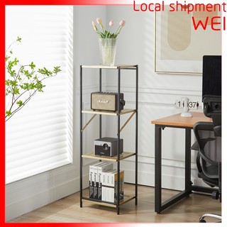 Vàng sắt kệ Bắc Âu đa năng Kệ đựng 4 lớp Kệ sách phong cách kệ trang trí nhiều tầng kệ khách Phòng văn Chắn Chắn Bền Đẹp