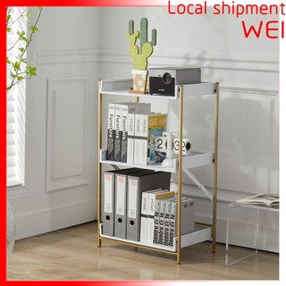 Kệ sắt cao cấp 3 Tầng Kệ sách Chắn Chắn Bền Đẹp Kệ trang trí trắng Văn phòng Phòng khách Phòng ngủ Kệ trưng bày Giá đỡ