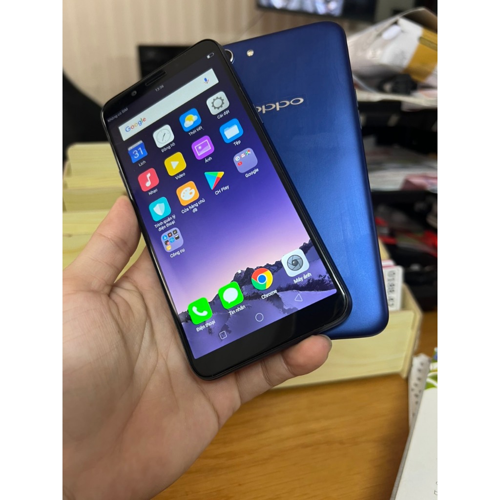 Điện thoại oppo A83 Ram 6/128GB chơi game liên quân mượt kèm sạc bh 12 tháng