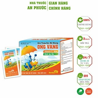Siro Ong Vàng Tăng Sức Đề Kháng Tăng Miễn Dịch⚡Cam Kết Chính Hãng⚡Hộp 30 Gói