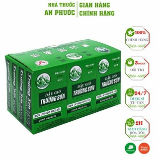 Dầu Gió Trường Sơn ⚡CAM KẾT CHÍNH HÃNG ⚡Chai 6ml