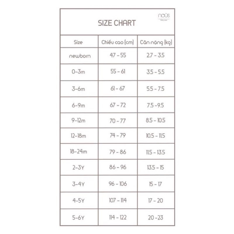 Xả kho bodysuit Nous chính hãng