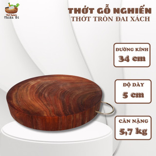 Thớt gỗ nghiến nguyên khối băm chặt , thớt gỗ nghiến không tâm .